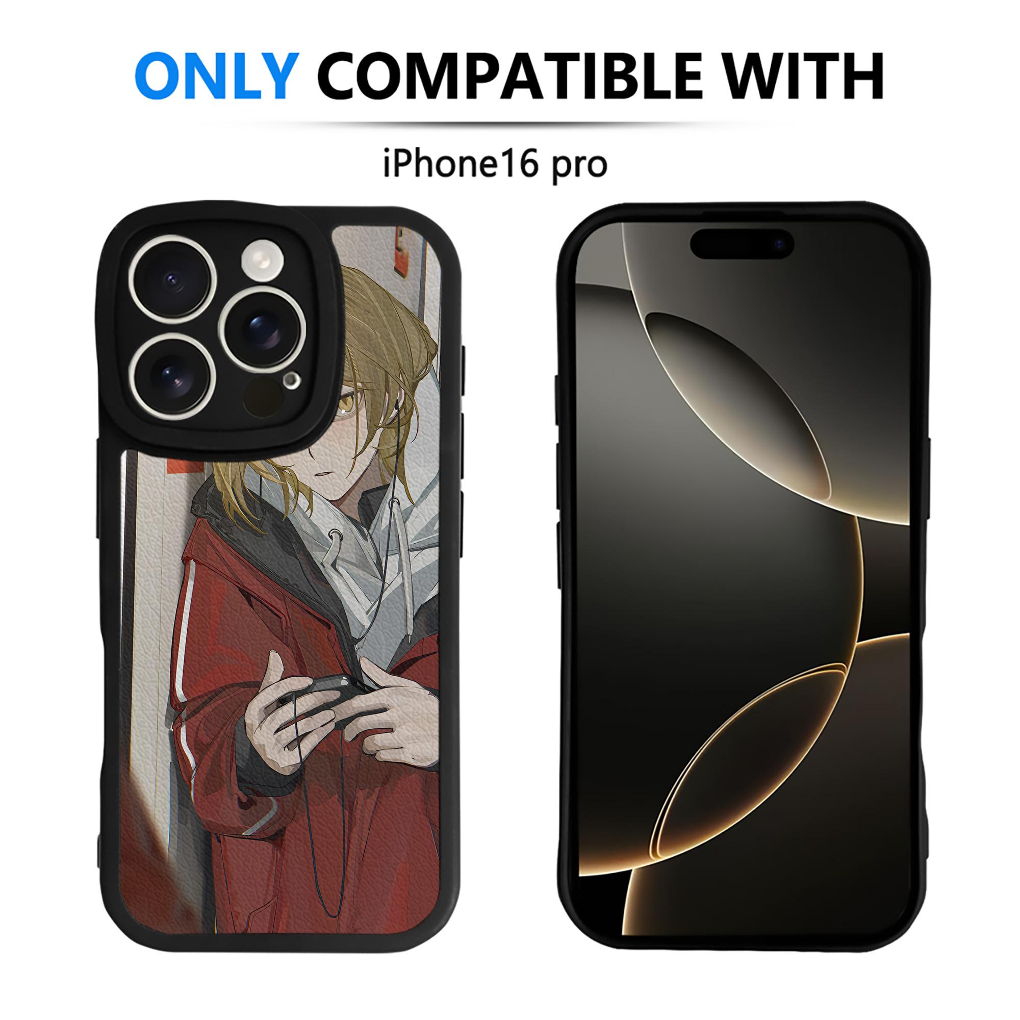 （画像用） ハイキュー!! Haikyu!! 【iPhone 16シリーズ対応】シリコンスマホケース（レザー調） 材質：シリコン